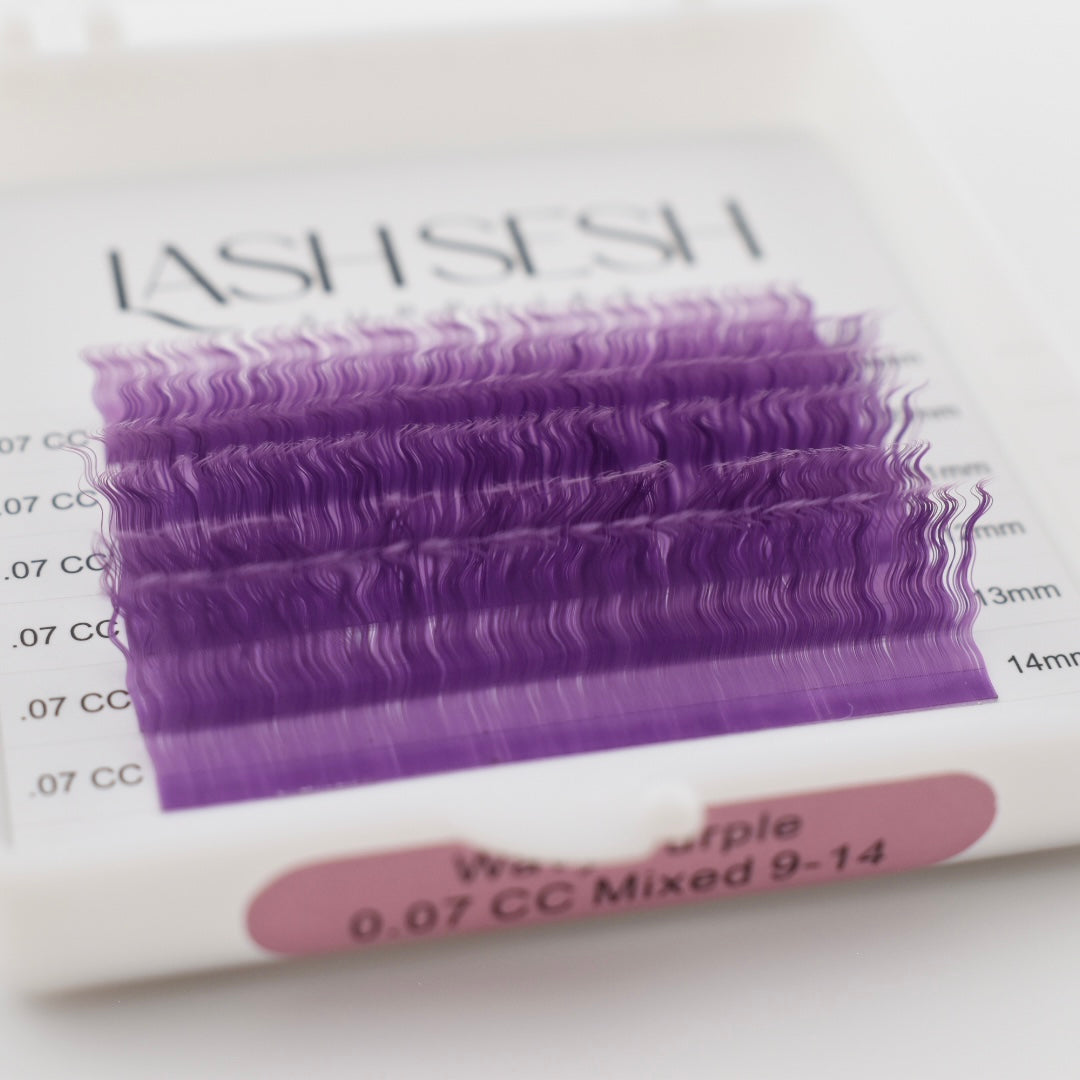 Purple Wavy Lashes