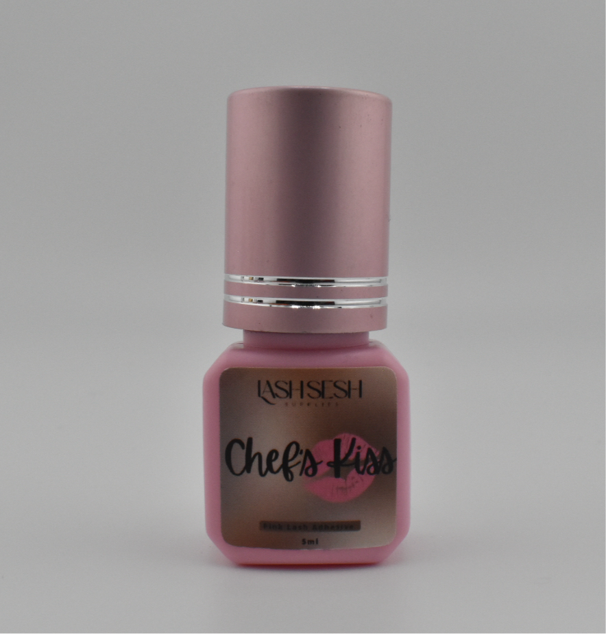 Chefs Kiss Pink Adhesive