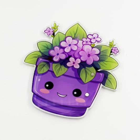 Purple Succulent Lash Tile