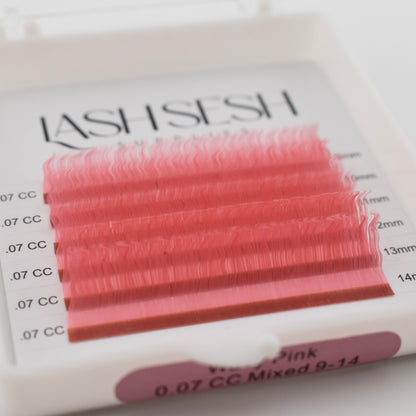 Pink Wavy Lashes