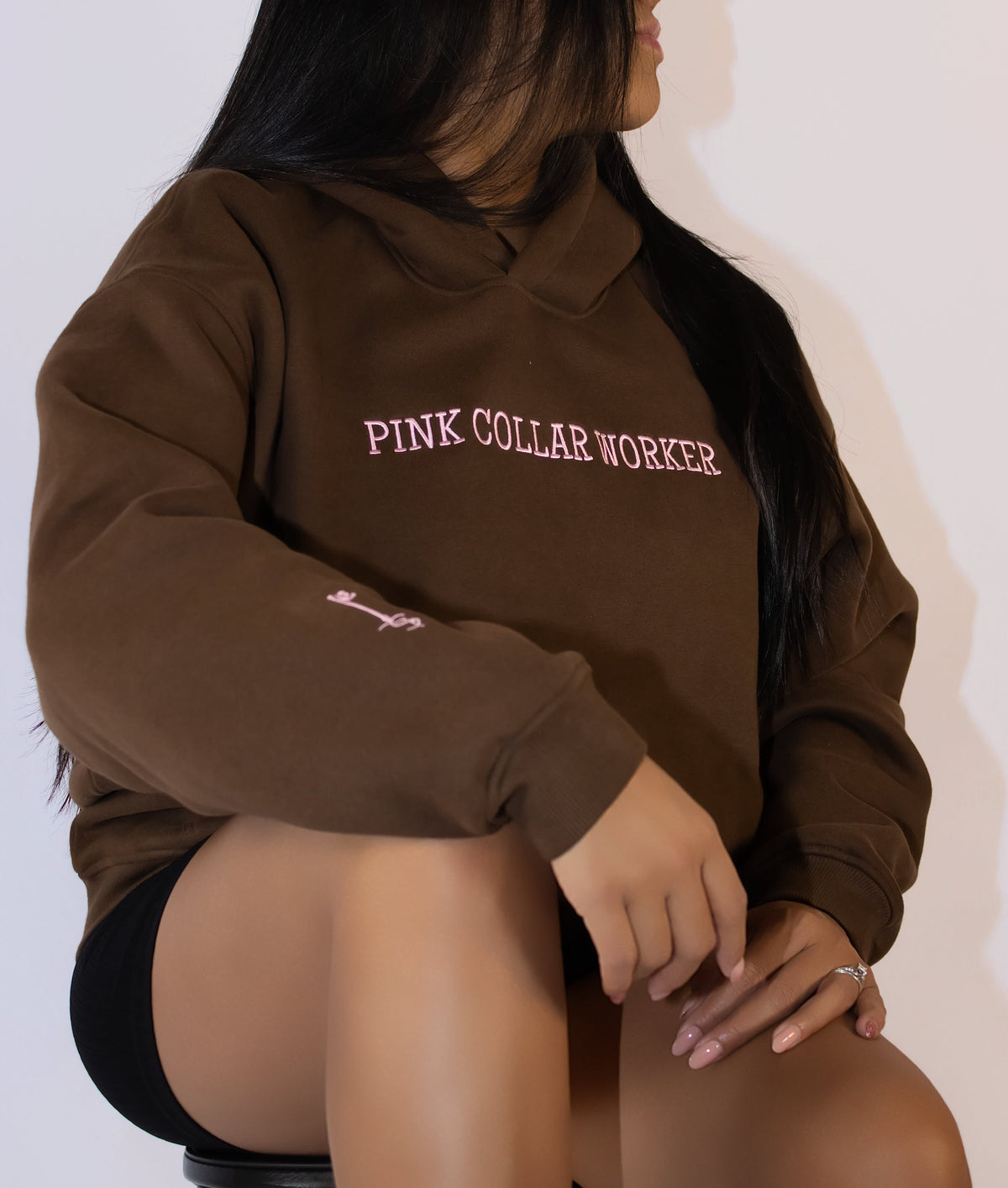 HOODIE - Pink Collar Worker