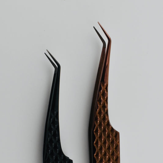 45 Degree Fiber Tweezers