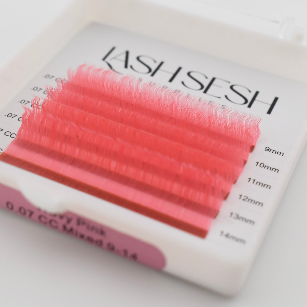 Pink Wavy Lashes