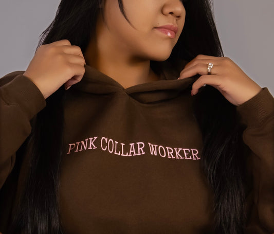 HOODIE - Pink Collar Worker